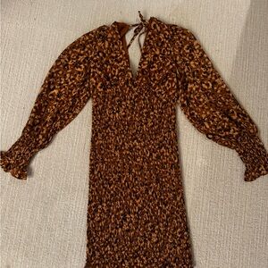 Steve Madden leopard print mini dress.